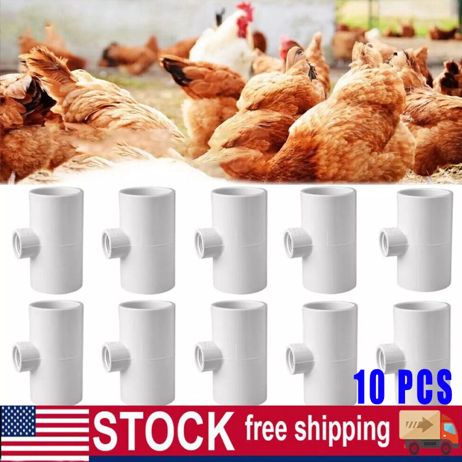 three-way Connector For Chicken Waterer Fully Automatic For Threaded Chicken