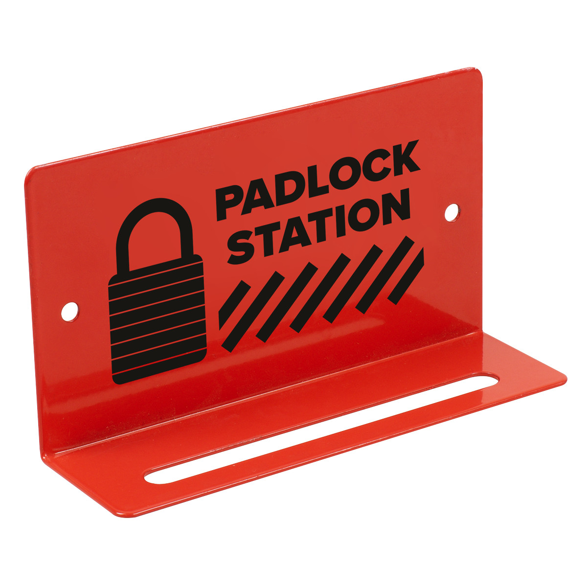 Sealey Padlock Station 140 x 40 x 80mm Up To 6 Safety Lockout Padlocks EV14