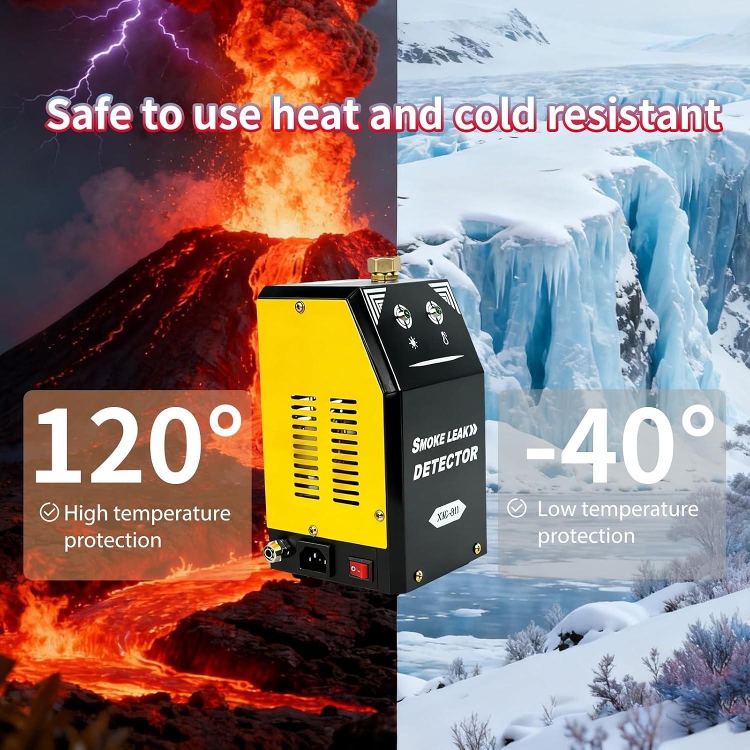 Auto EVAP Smoke Detection Machine Leakage Tester Vacuum Pipe System Diagnostic