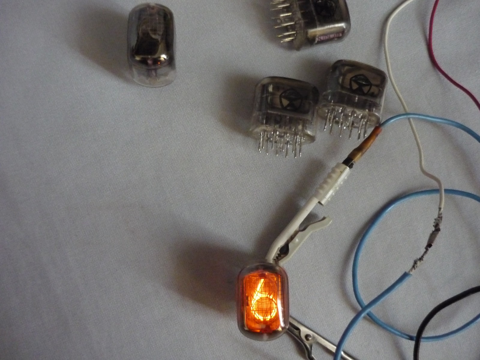 5pcs. IN-12A / ИН-12А Numitrons Pulled. Tested. SAME DATE III-1979