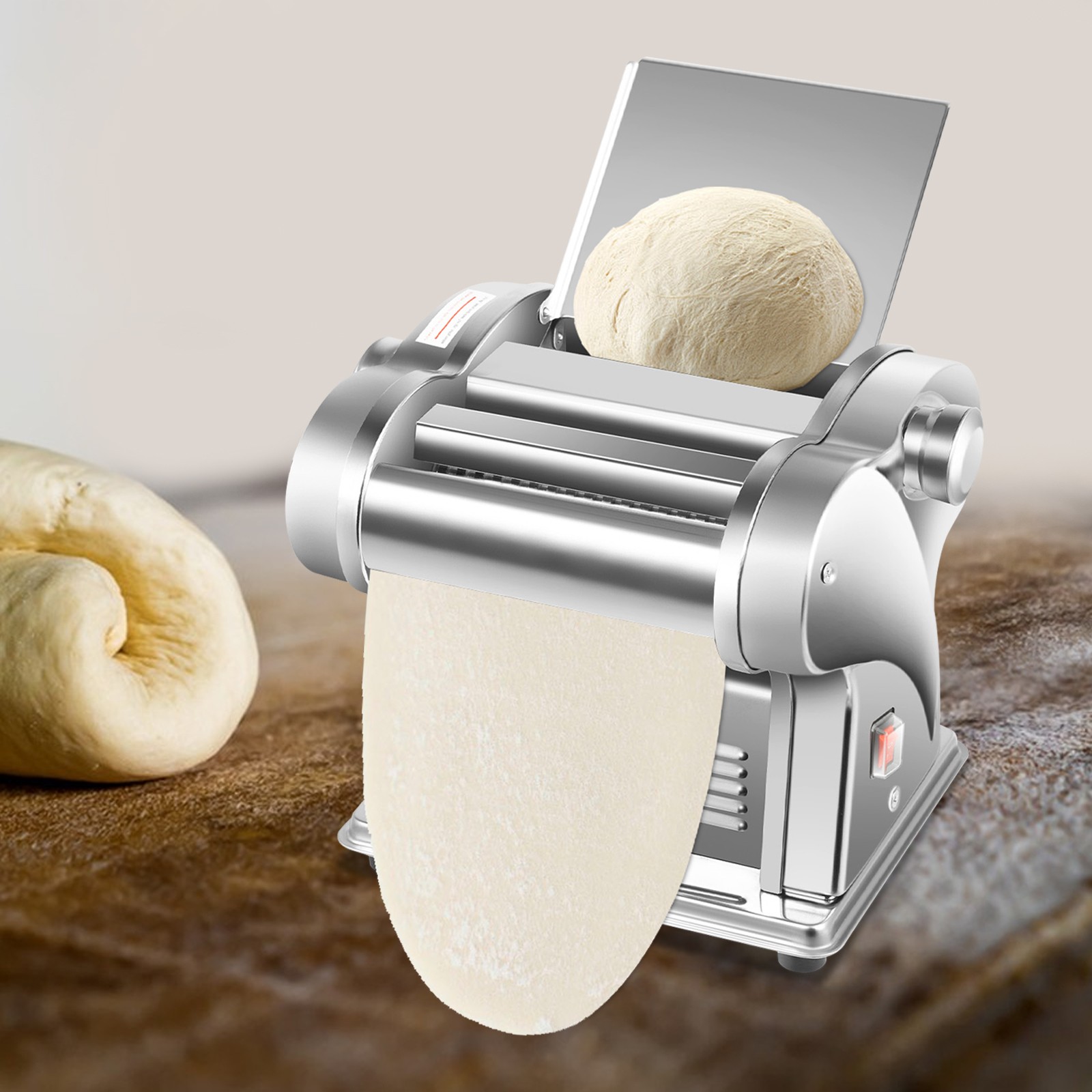 Commercial Electric Dough Roller Sheeter Noodle Pasta Maker Machine Stainless US