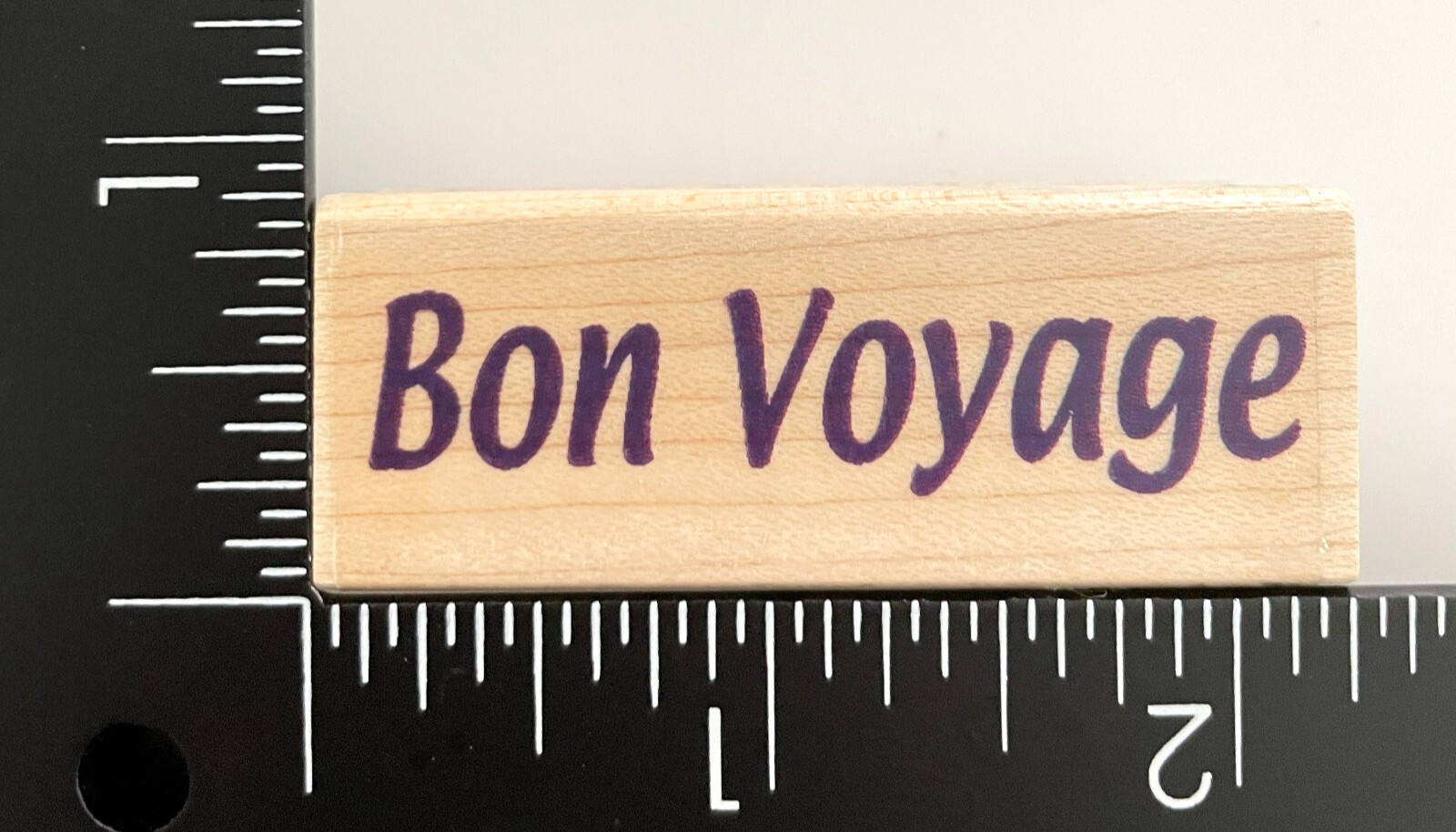 Hampton Art Bon Voyage Travel Trip Vacation 4570 Wood Mounted Rubber Stamp