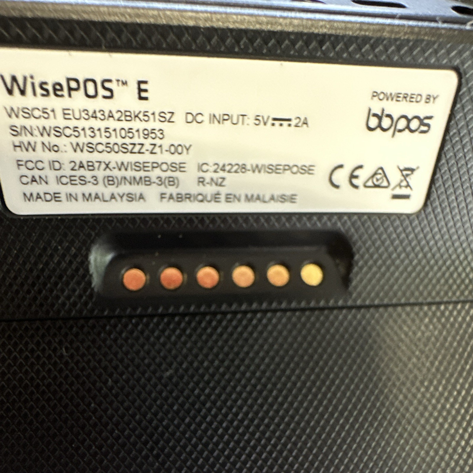 STRIPE (8ea) WisePOS E WSC51 Wired Credit Card Terminal w/ Dock