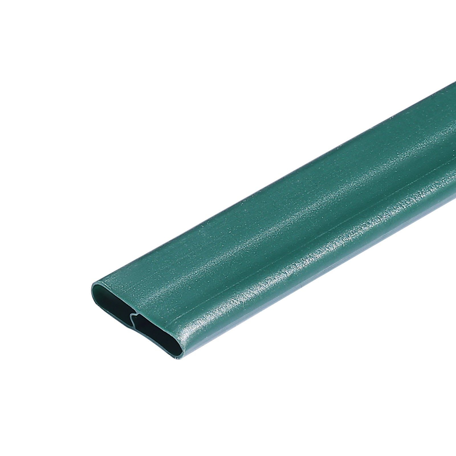 Double-Wall 44.5in HDPE Bottom-Locking Chain Link Privacy Slats Green