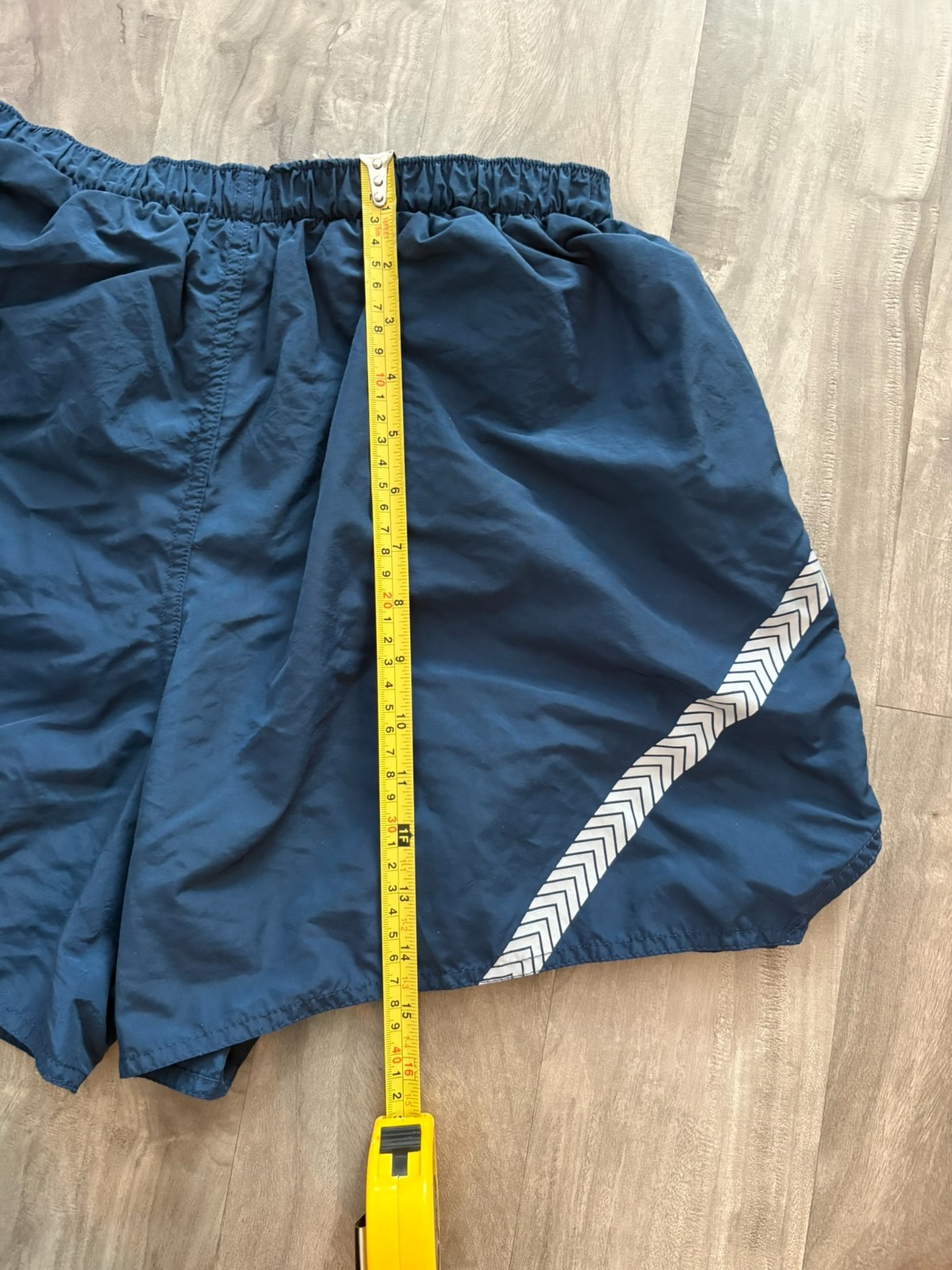 Unicor Mens Blue Lined US Air Force Physical Training Uniform Trunks Size M