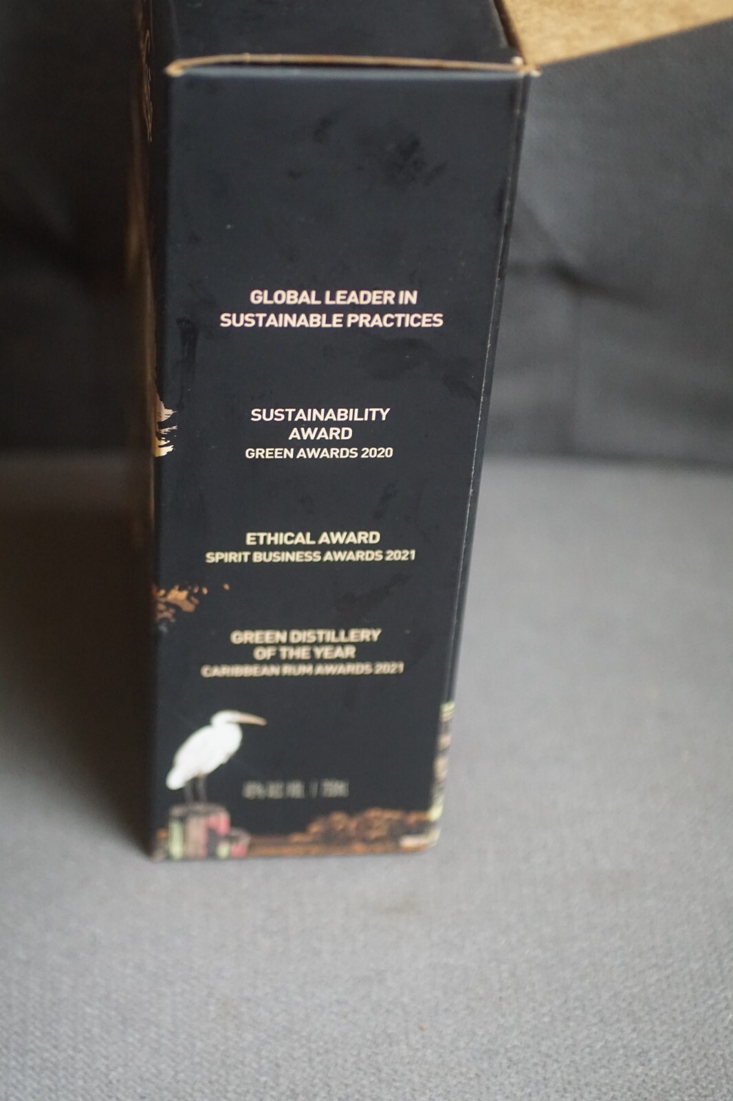 Flor de caña Nicaraguan Rum 18 Years EMPTY Bottle/Box