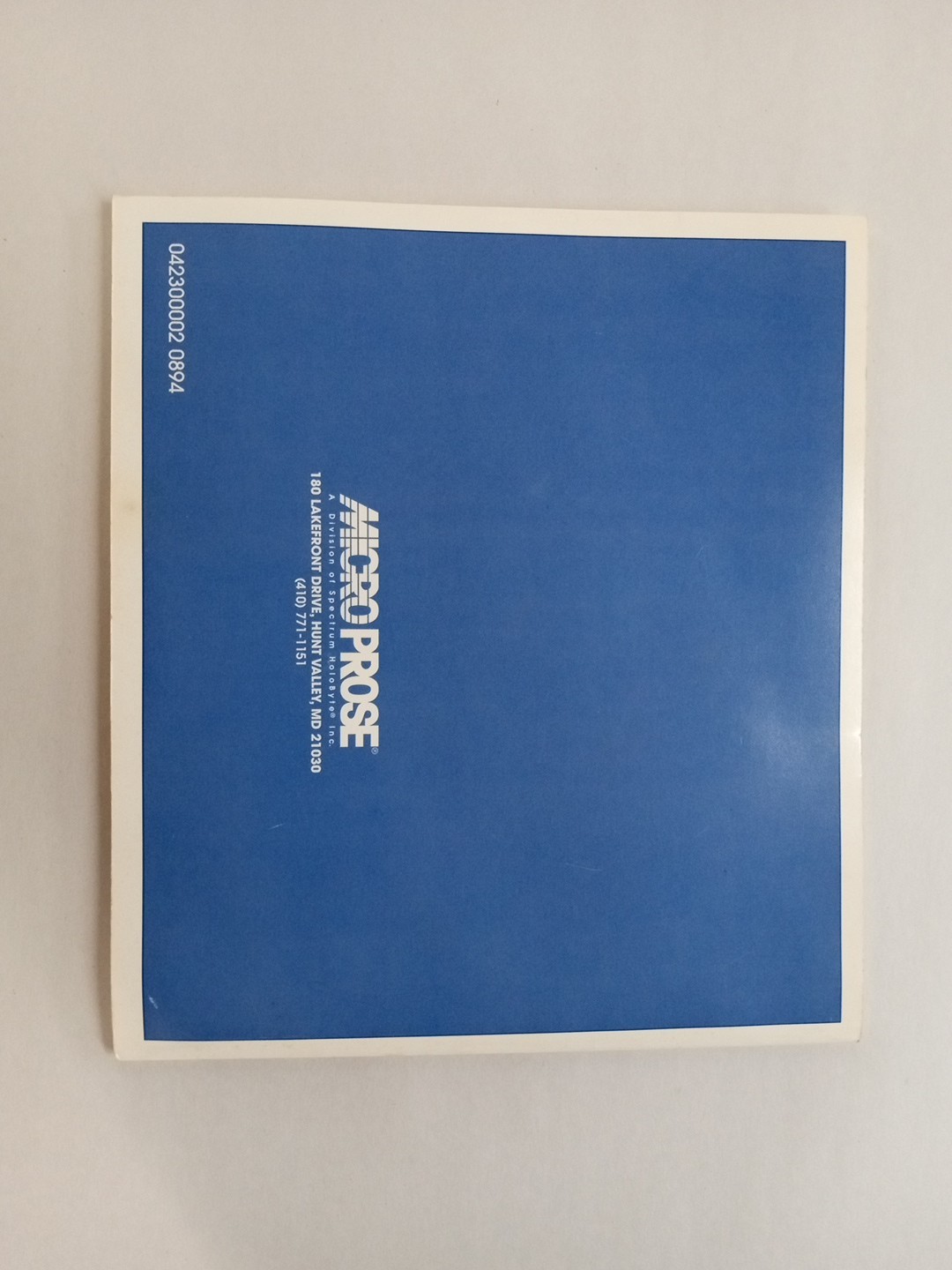 Classic Series "Pirates" Instruction Manual MicroProse Strategy