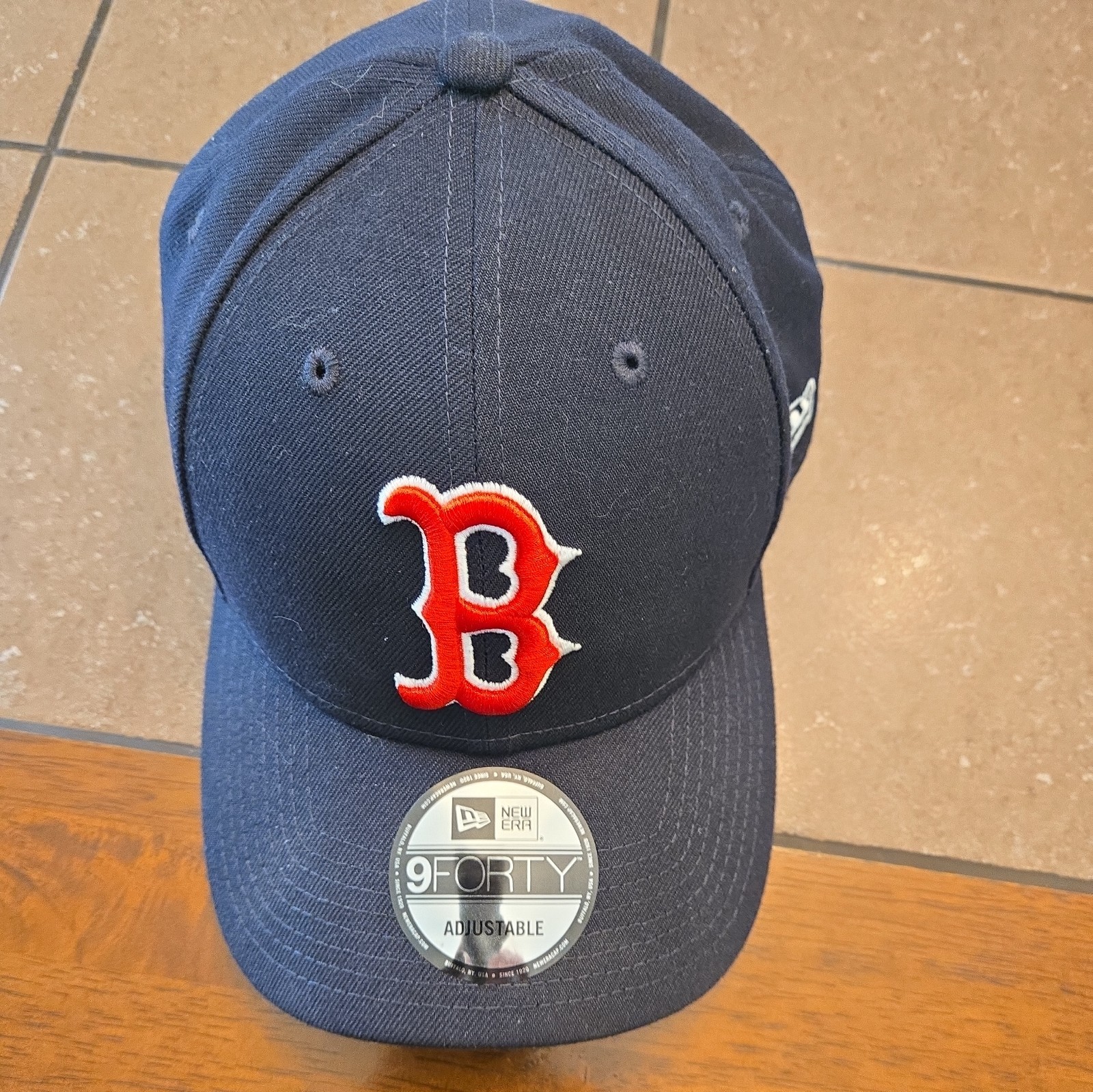 New Era Boston Red Sox The League 9Forty Adjustable Cap, Blue