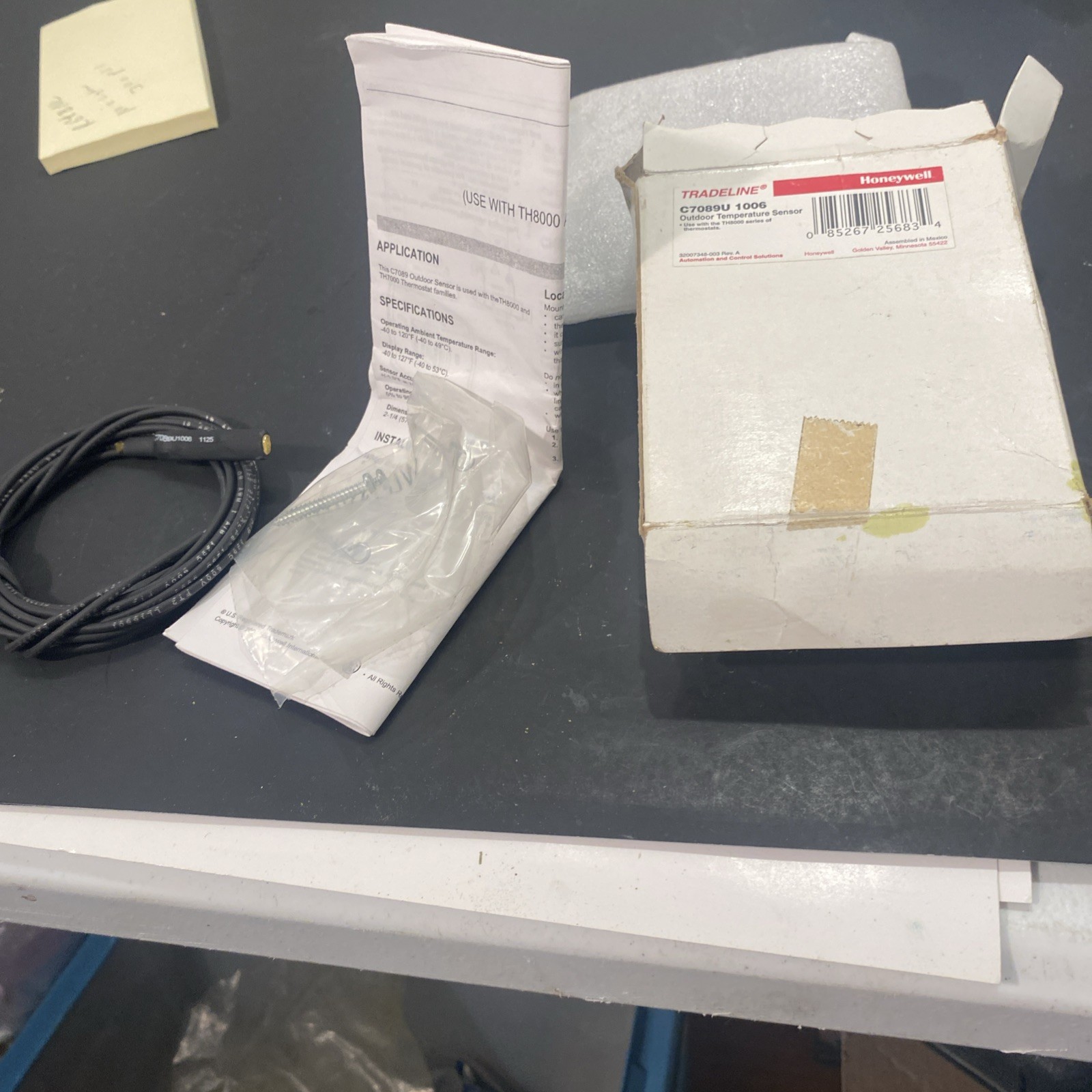 SENSOR-C7089U1006 HONEYWELL  Box Is Open RL
