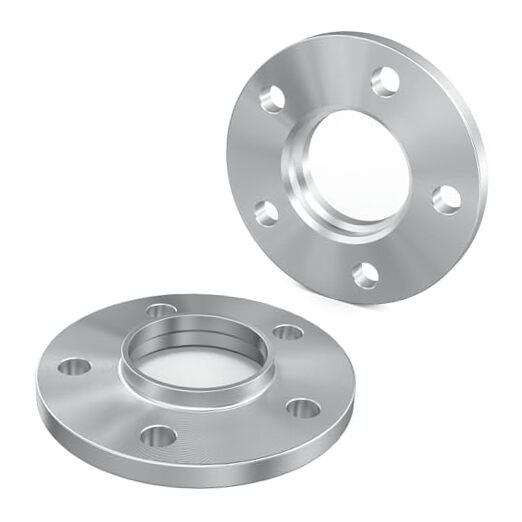5x115 Hubcentric Wheel Spacers,0.48"(12mm) Forged Spacer 12mm(2pc) silver