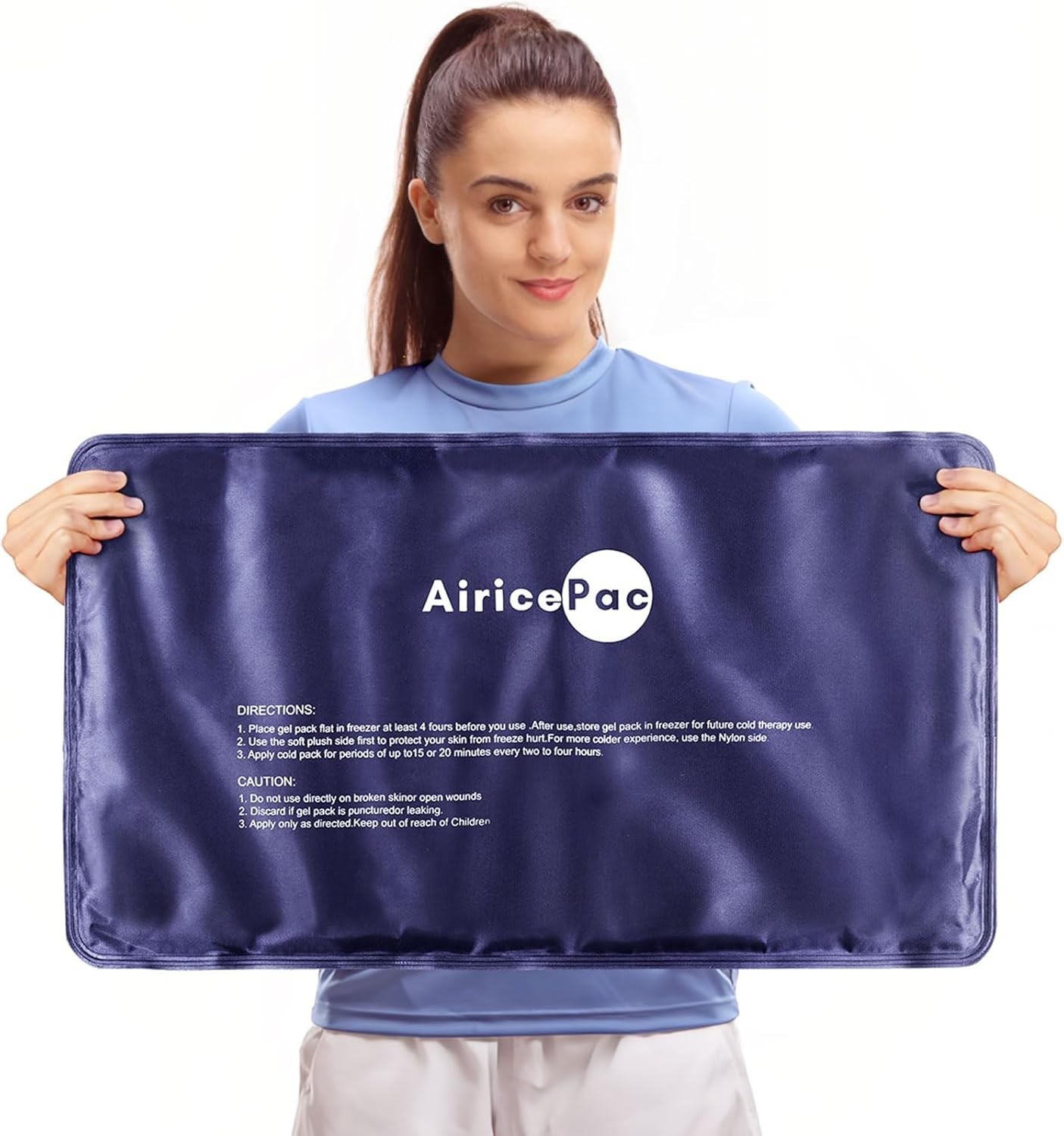 Extra Large Gel Flexible Back Ice for Injuries Reusable Multi Sizes Cold Pack