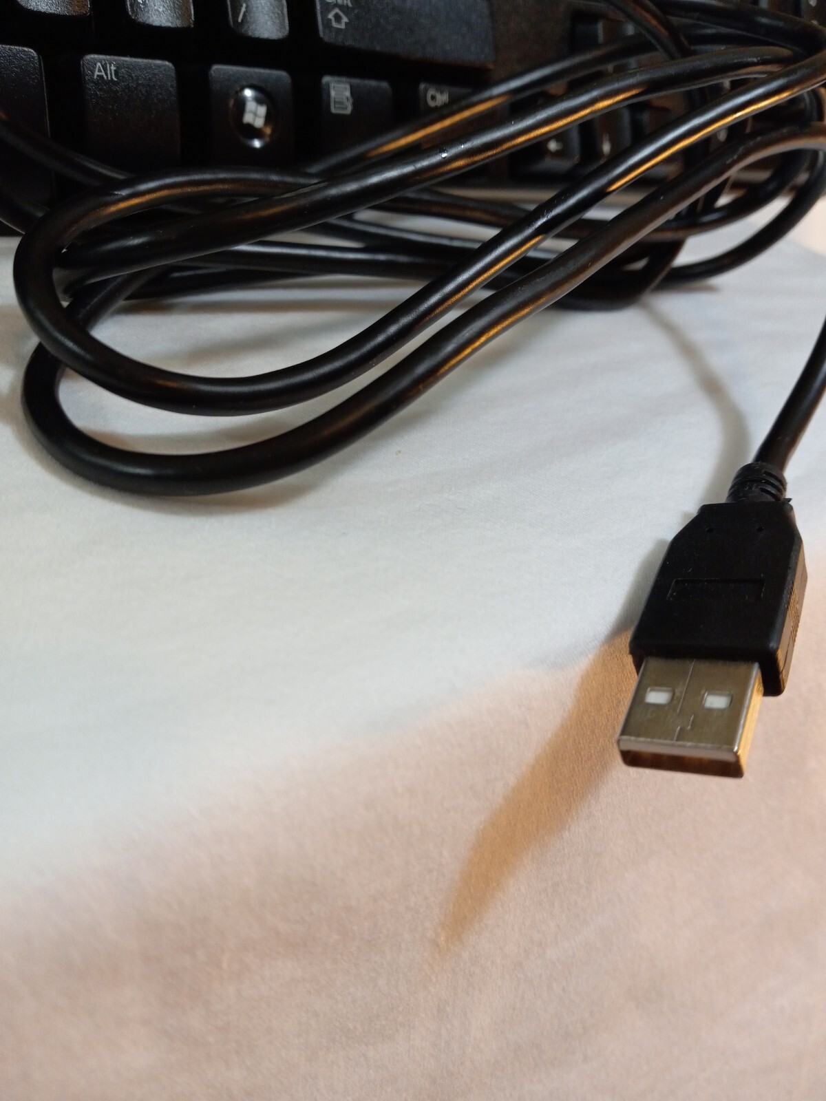 Dell Computer Keyboard Black Corded