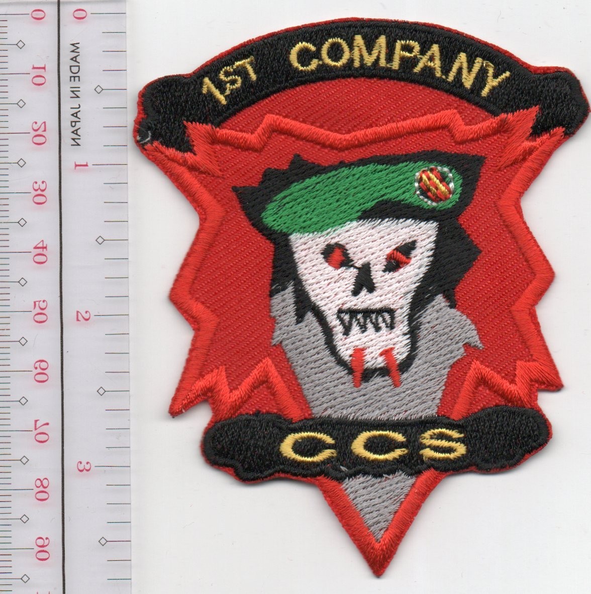 US Army CCS 1st Company Patch NO TARIFF