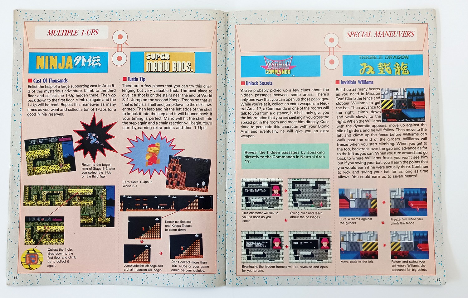 1990 Classified Information Nintendo Power NES Tip Book