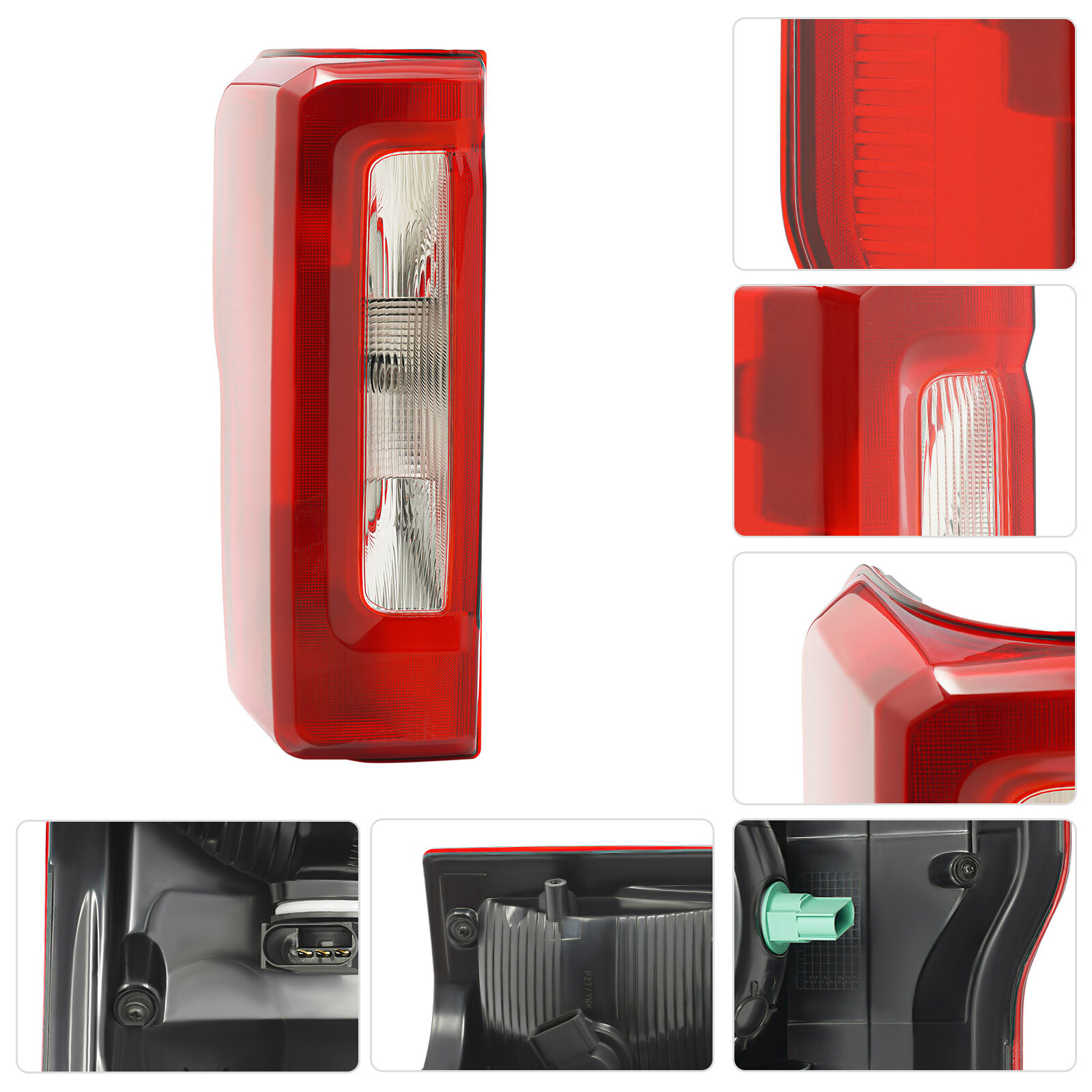 Left Halogen Tail Light Assembly for 2023-2024 Ford F250 F350 SUPER DUTY