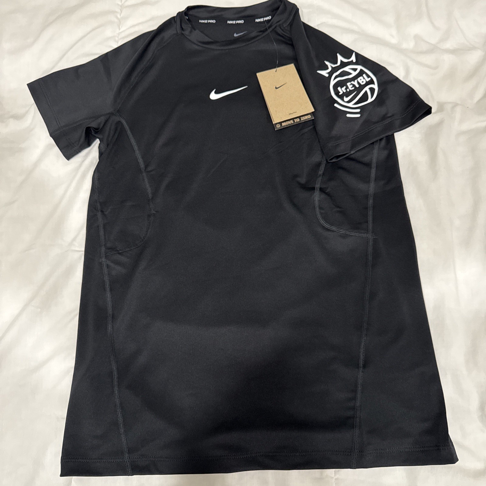 NIKE Jr EYBL COMPRESSION SHIRT NEW - YOUTH LARGE