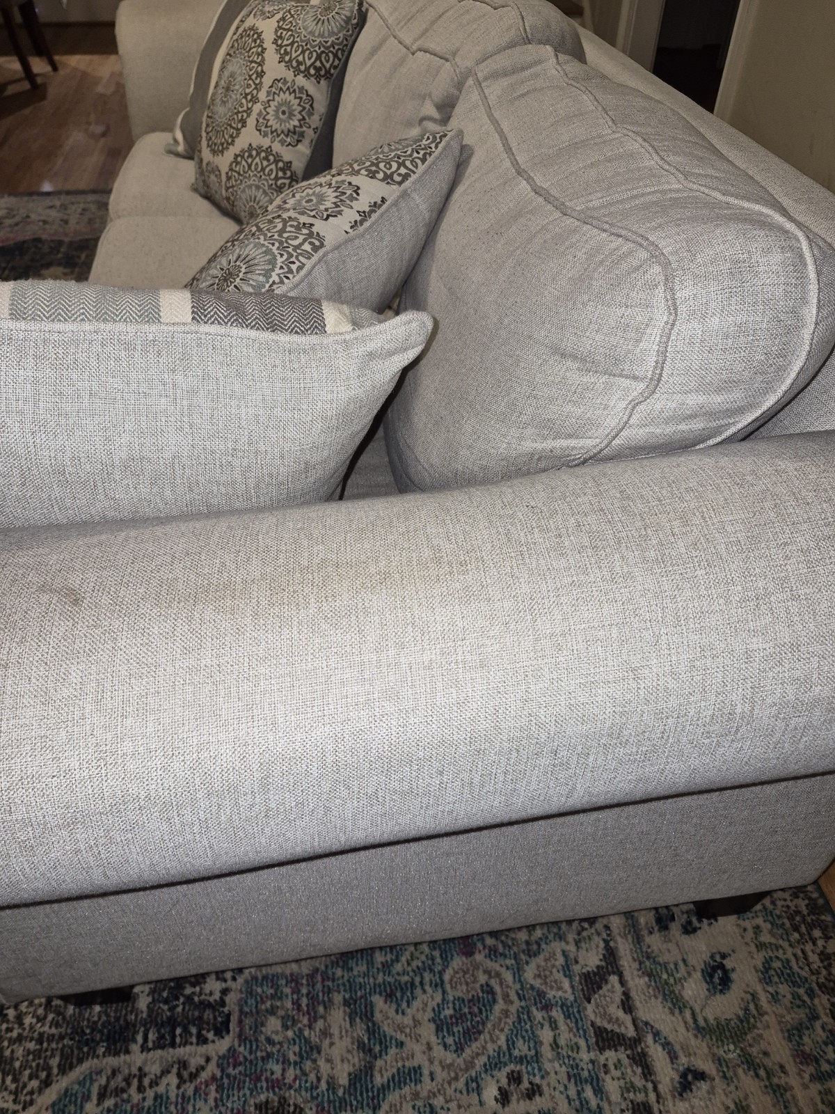 Pennington Sleeper Sofa Cream Upholstered 3-Seater Contemporary