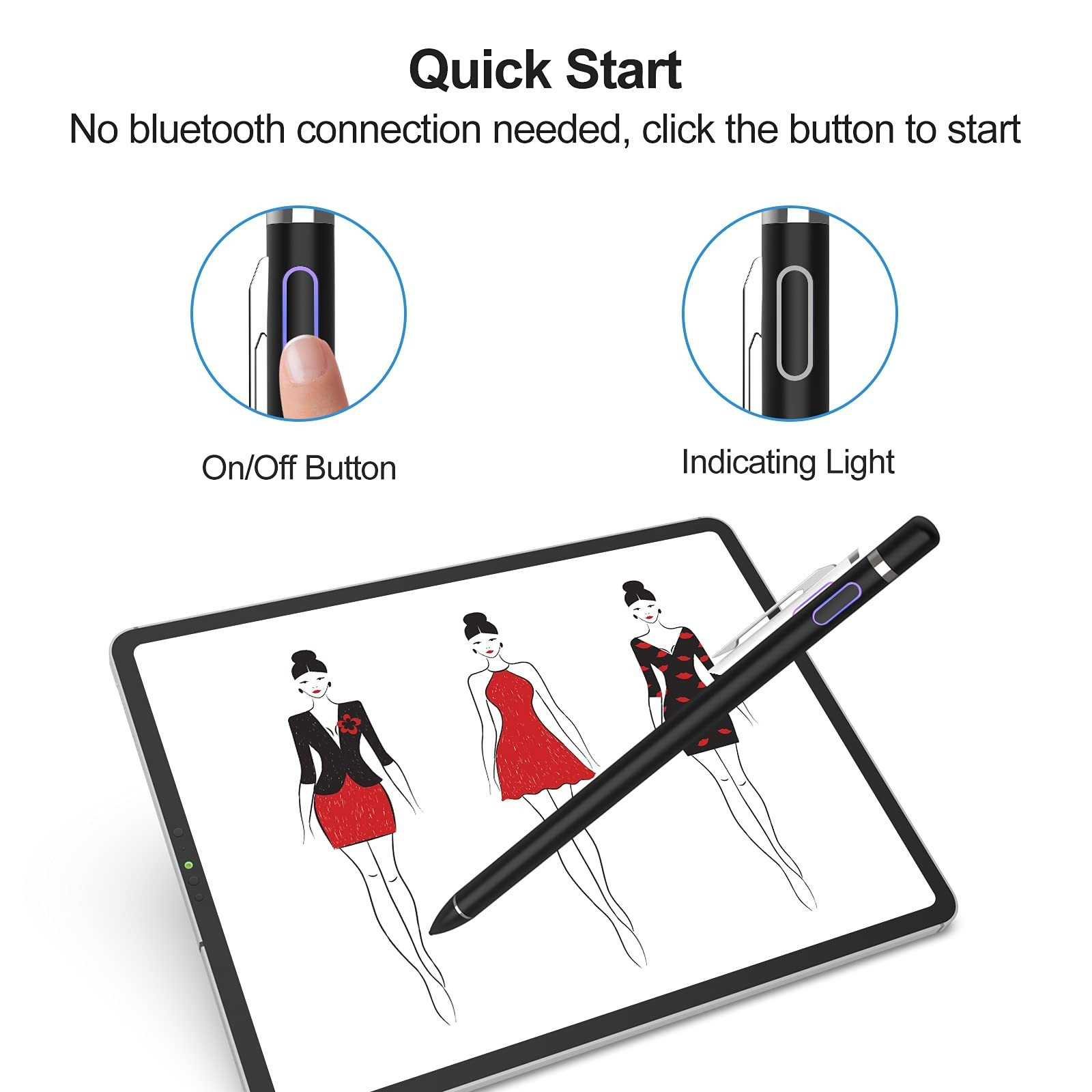 Buteny Stylus Pens for Touchscreen, High Sensitivity & Precision Capacitive