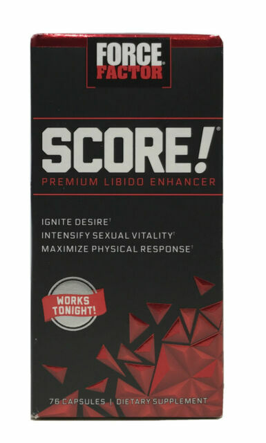 Force Factor SCORE! Premium Libido Enhancer - 76 Capsules  Exp 03/2029