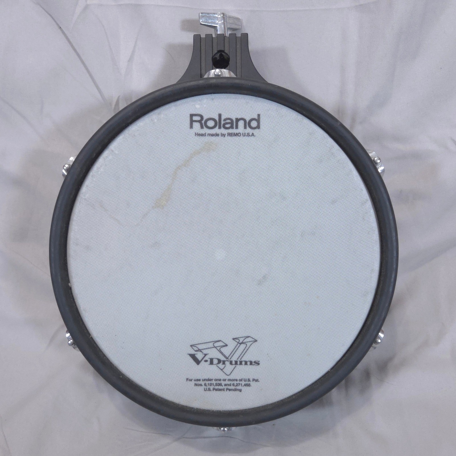 Roland PD-105BC V-Drums 10 inch Dual Trigger Mesh Head Pad Black Chrome-Tested