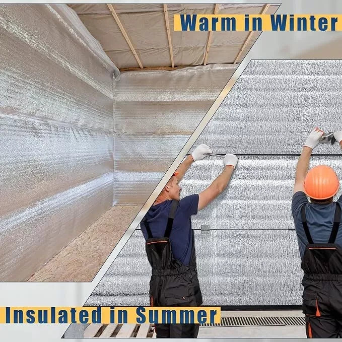 5mm Reflective Insulation Foam Window Insulation for Summer Heat 2*80"×40" 1Side