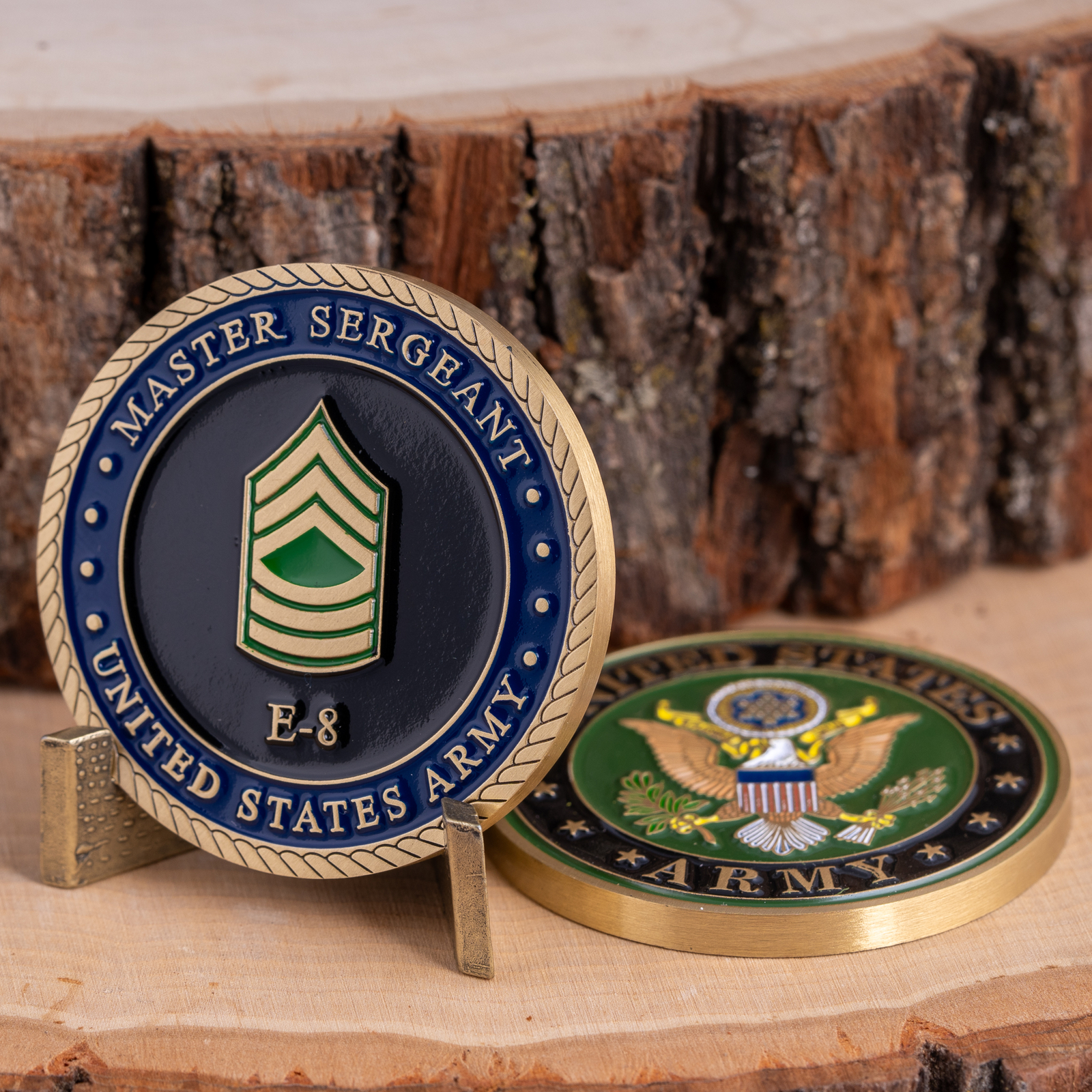Army Master Sergeant E8 Challenge Coin