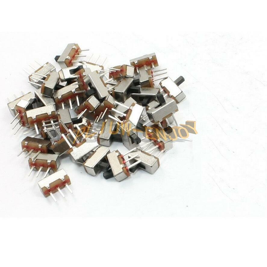 20 PC SS12D00G3 2 Position SPDT 1P2T 3 Pin PCB Panel Mini Vertical Slide Switch