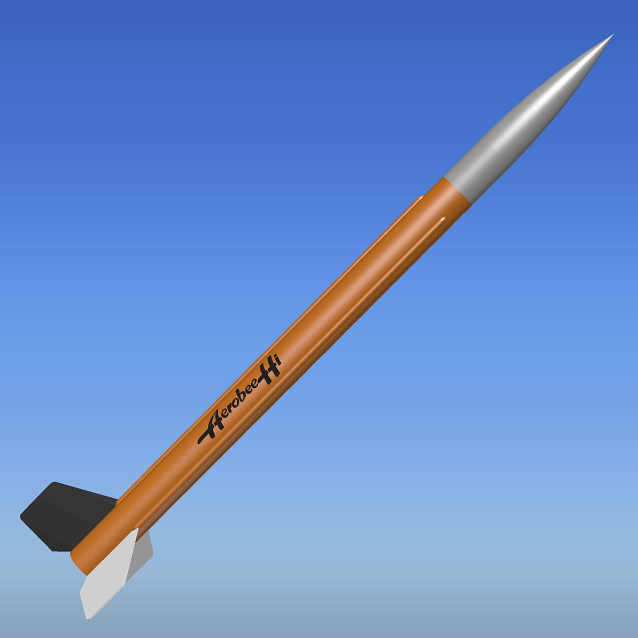 Mad Cow Flying Model Rocket Kit 1.6" Mini Aerobee Hi(29mm)  K-3194