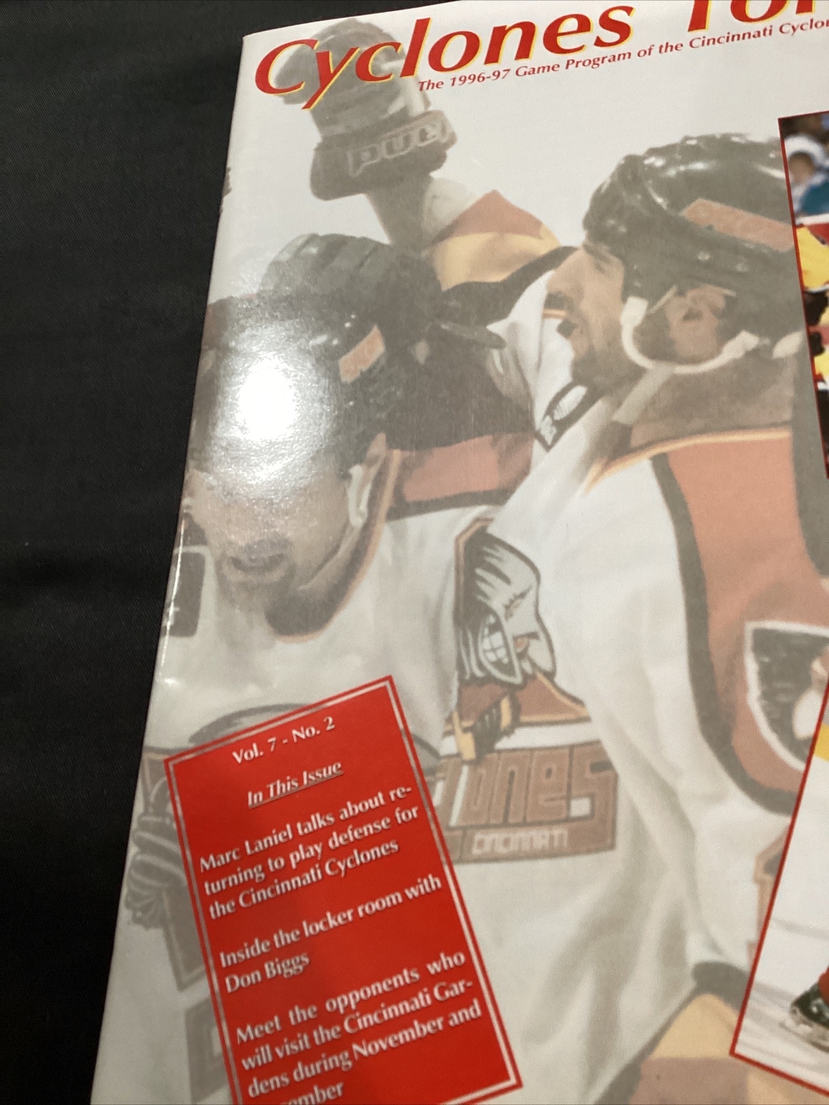 1996-1997 Cincinnati Cyclones Hockey Program