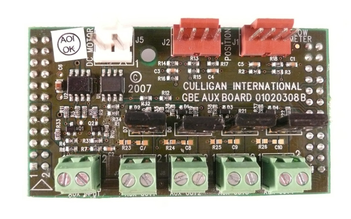 Culligan GBE Aux Circuit Board HE High Efficiency Water Softener 01020308B Rev D