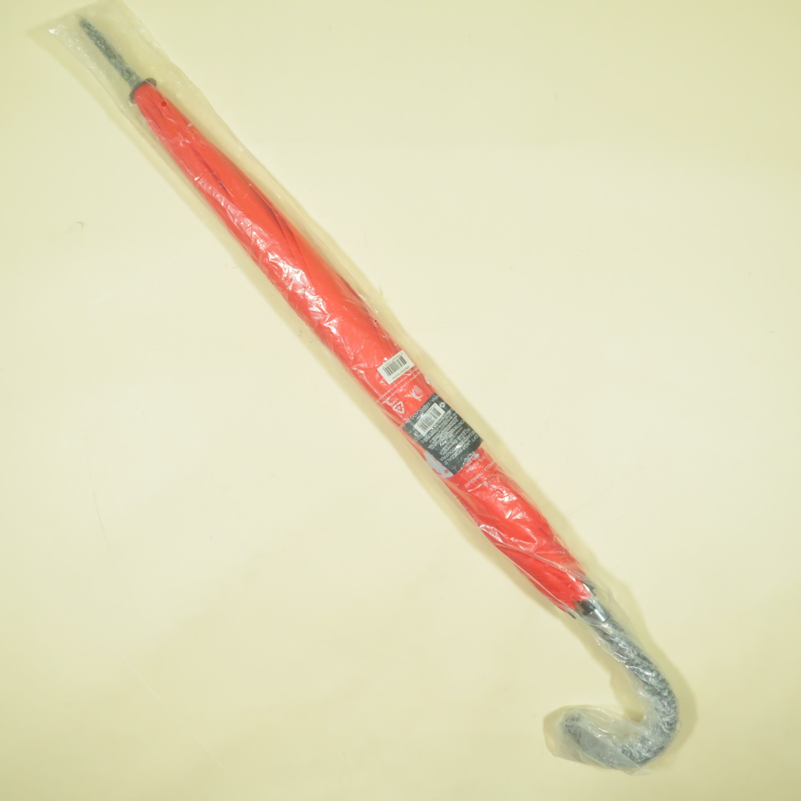 Montblanc Unisex Red Classic Umbrella Hook Handle New