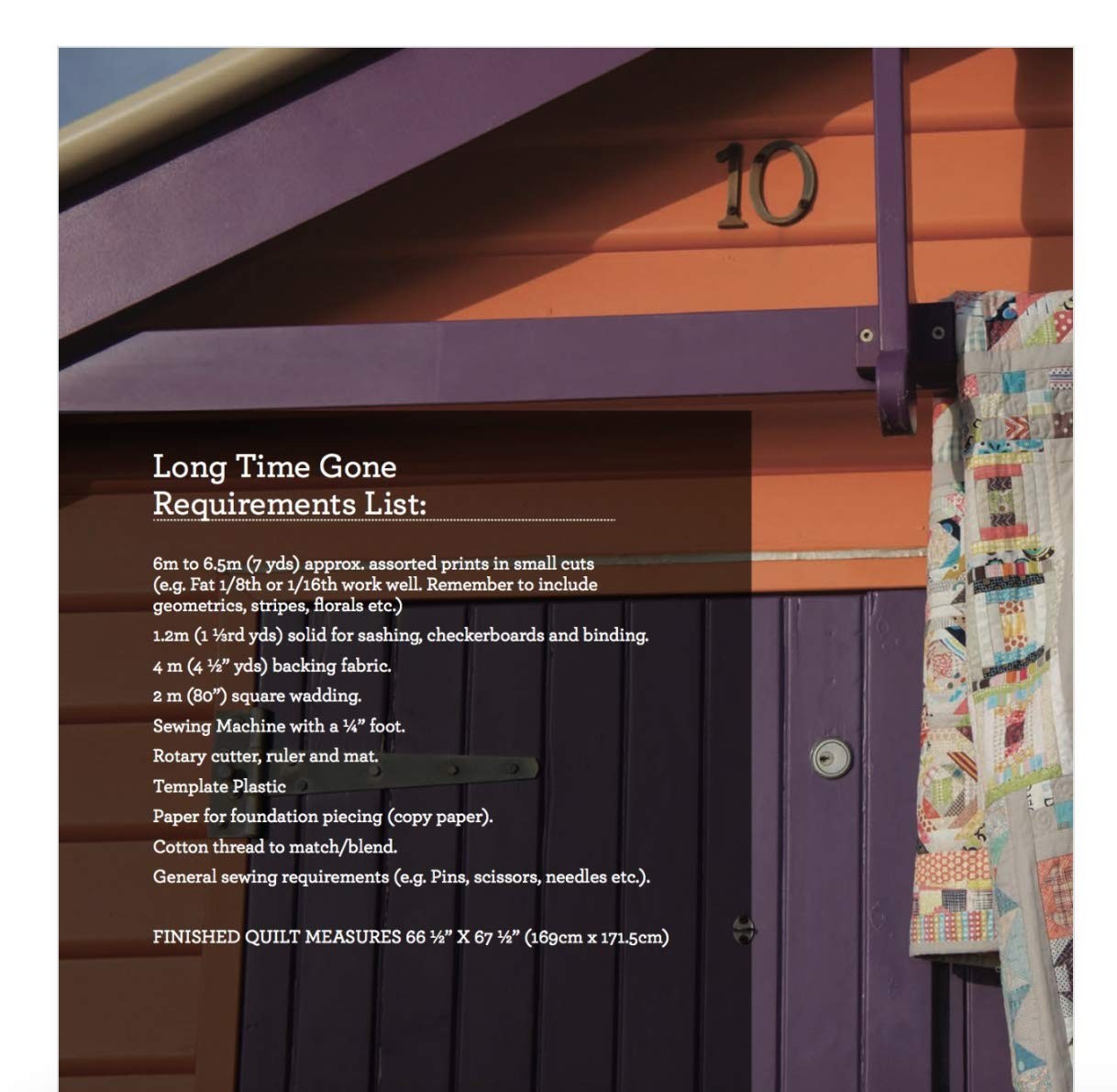 Long Time Gone Quilt Booklet by