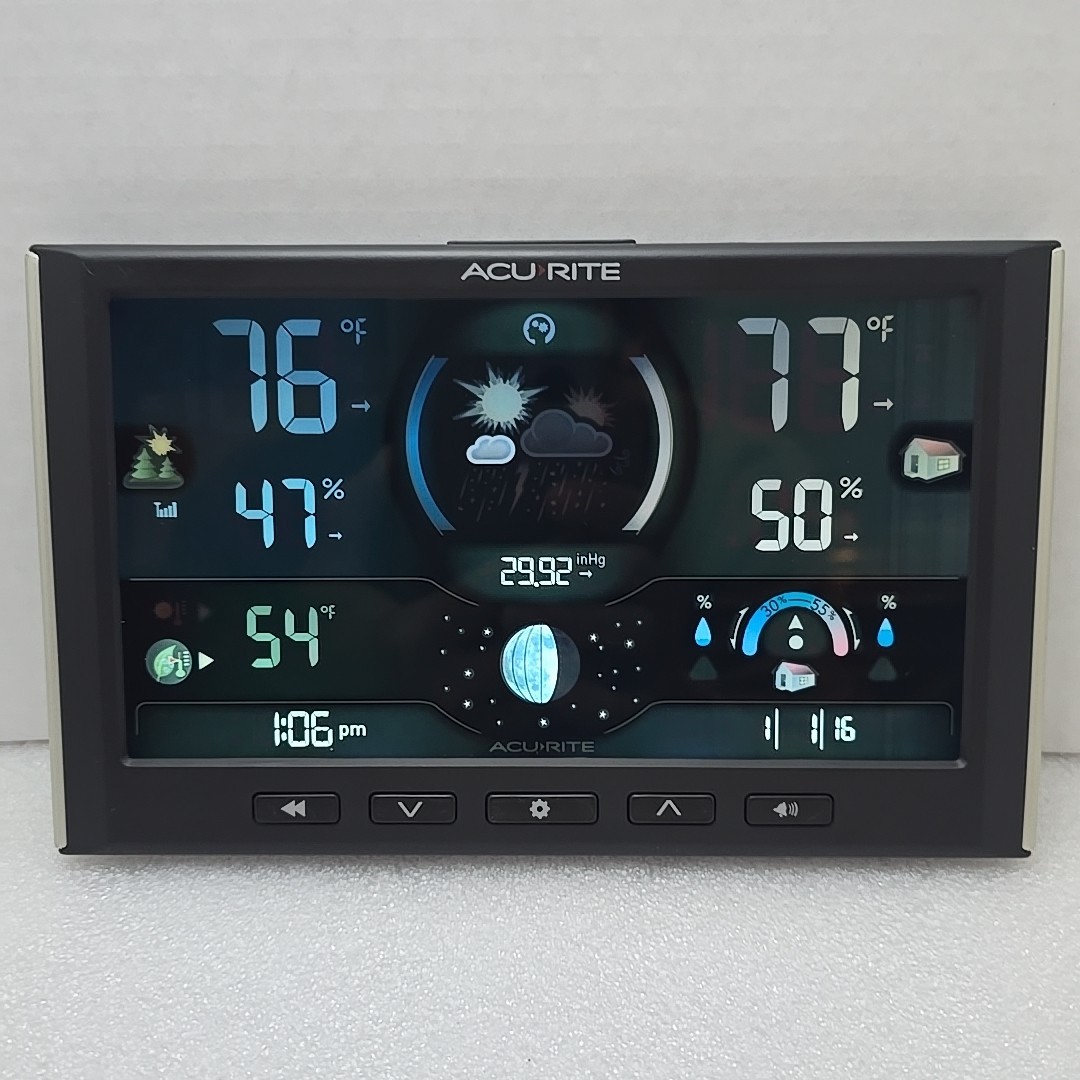 AcuRite Iris (5-in-1) Home Weather Station 01540 Screen Only With  Sensor.