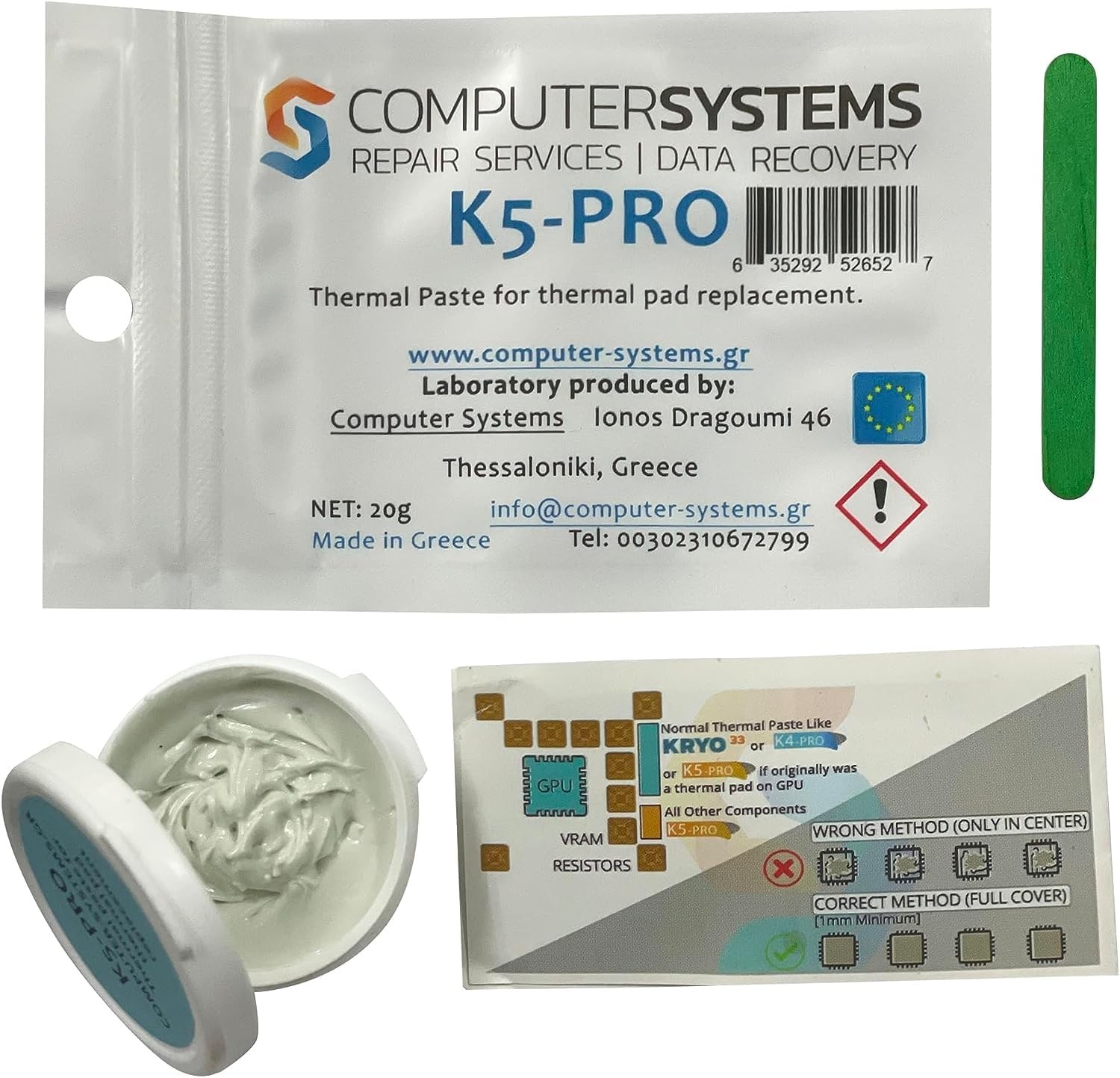 K5 Pro Viscous Thermal Paste 20g for Electronics