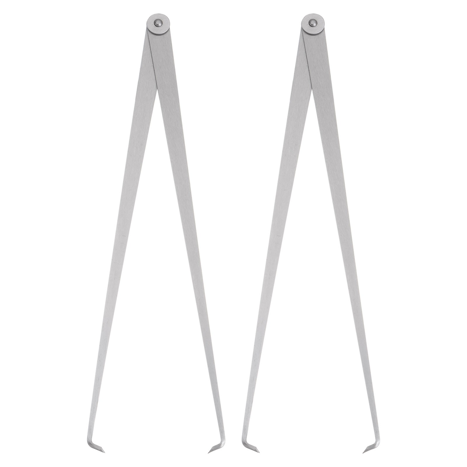 2pcs Firm Joint Inside Caliper 500mm 20 Inch Tool Steel Measurement Tool,