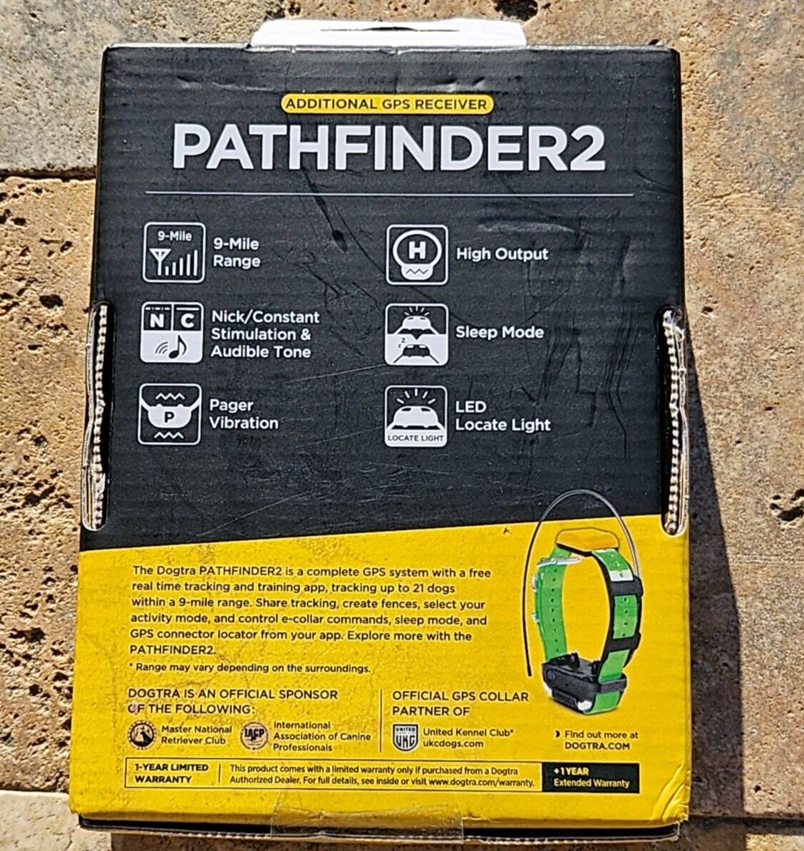 🌟🎈 Dogtra PATHFINDER2 Dog Collar Receiver Additional GPS Collar 🌟