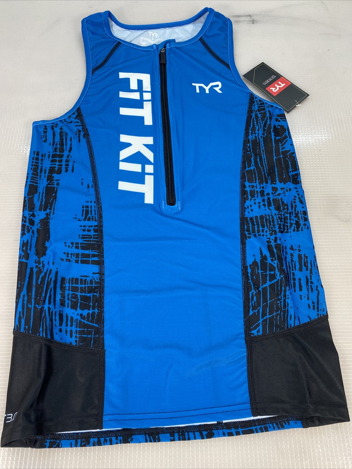 TYR Men’s tri triathlon top Small S (8284-19)