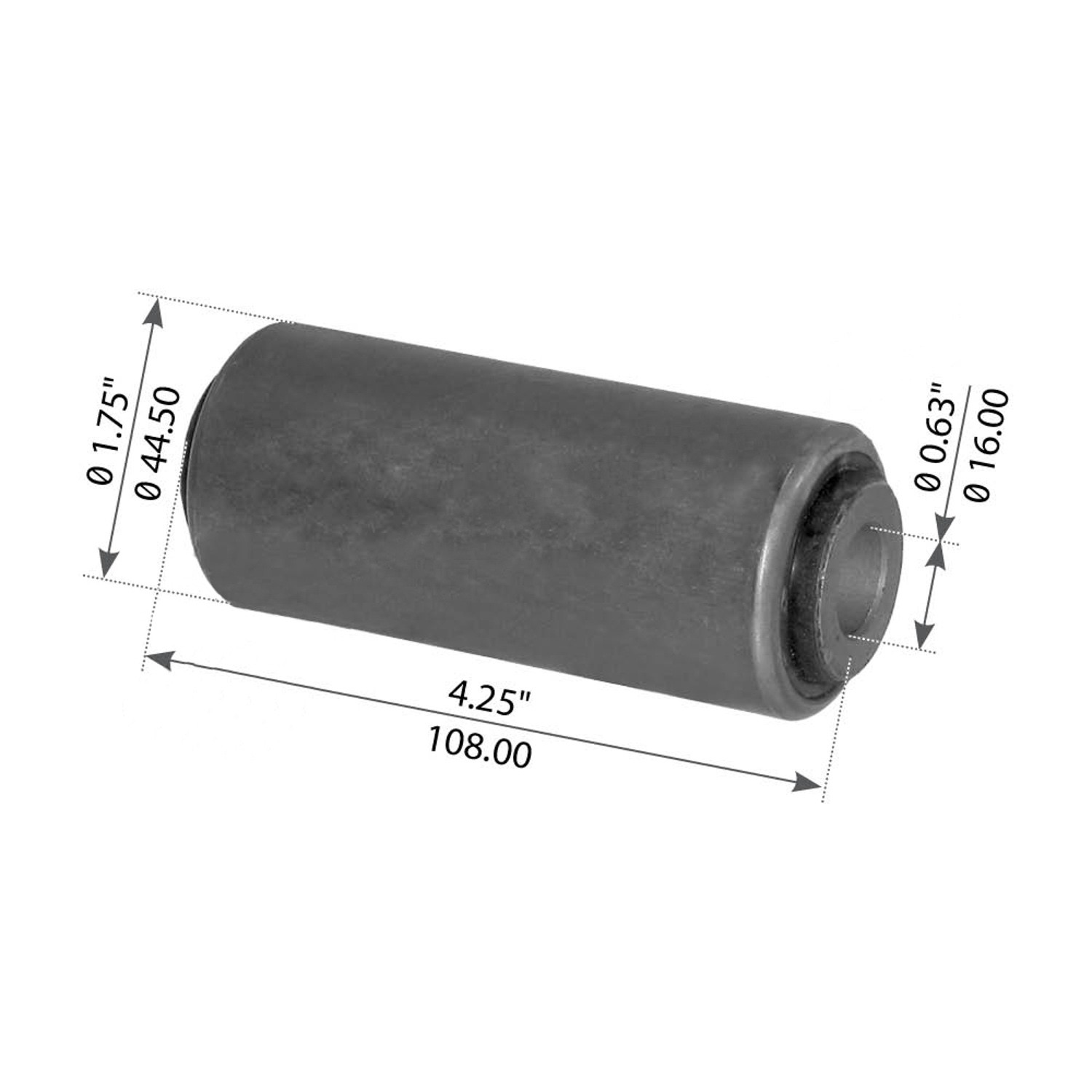 SPRING PIN BUSHING - 1-3/4 OD X 5/8 ID X 4-1/4 L