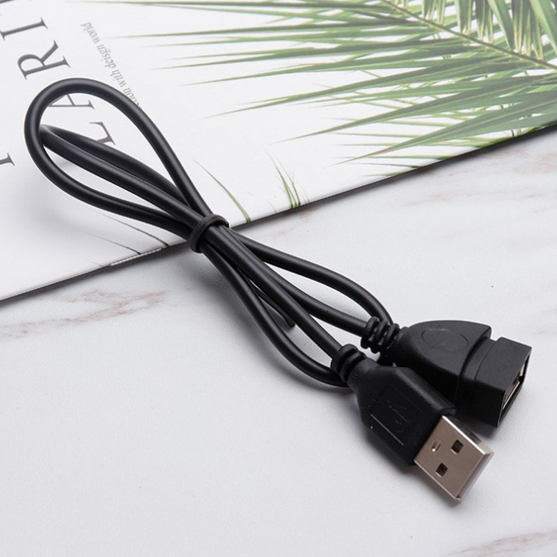 USB 2.0 Extension Cable 0.6m/1m/1.5m Wired Data Transmission Line Data Cable