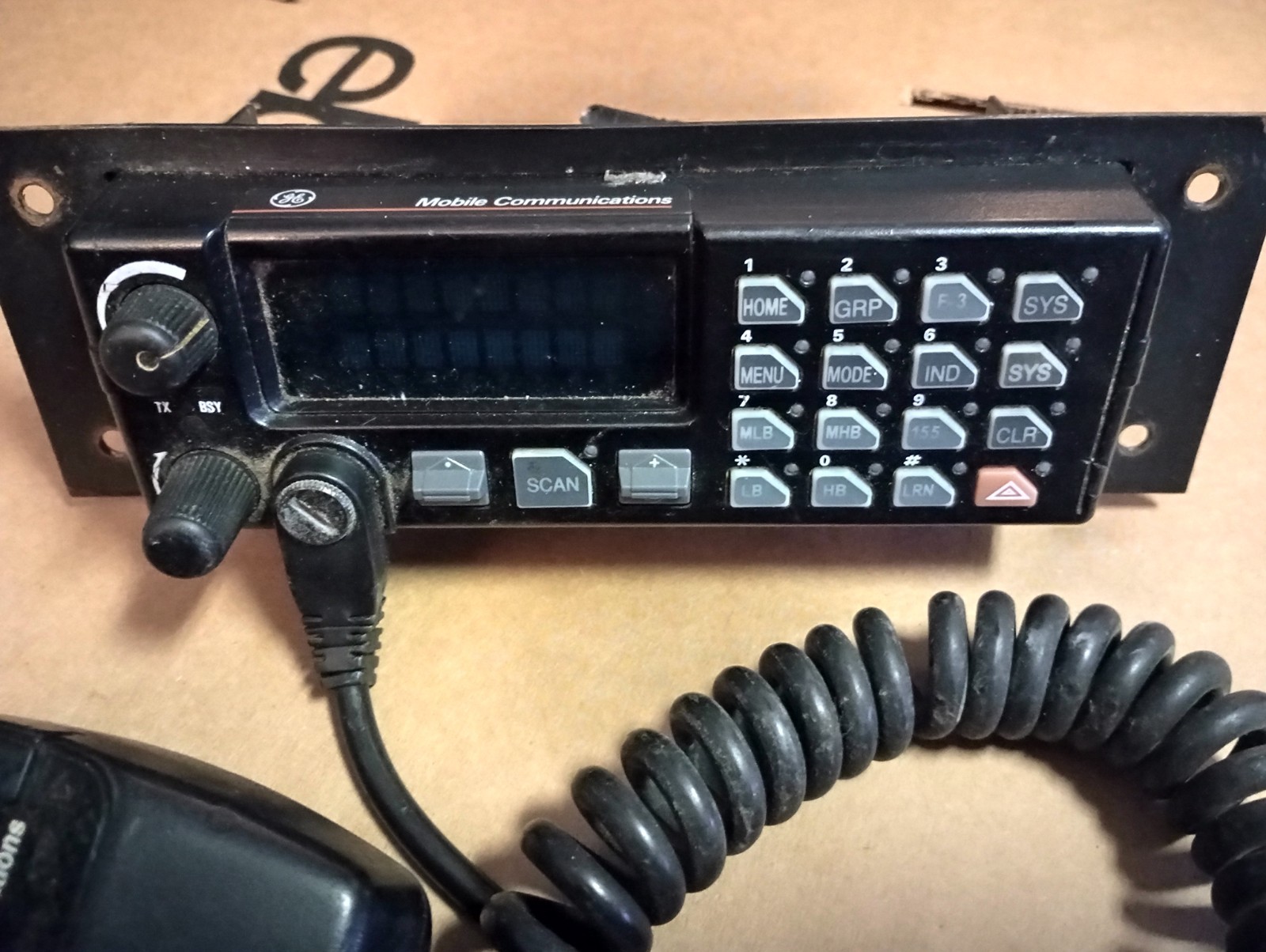 GE Communications 344A4581P4 rev c Control Radio Head w/ Mic