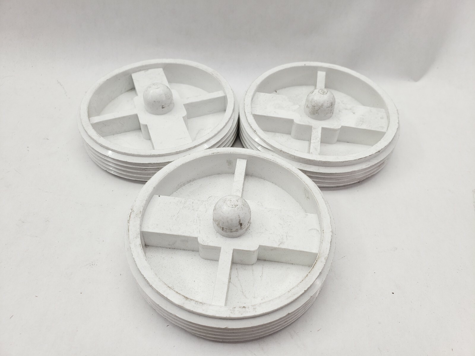 LOT OF 3 Countersunk 3" Cleanout Plug with Insert,PartNo P49930 JonesStephens