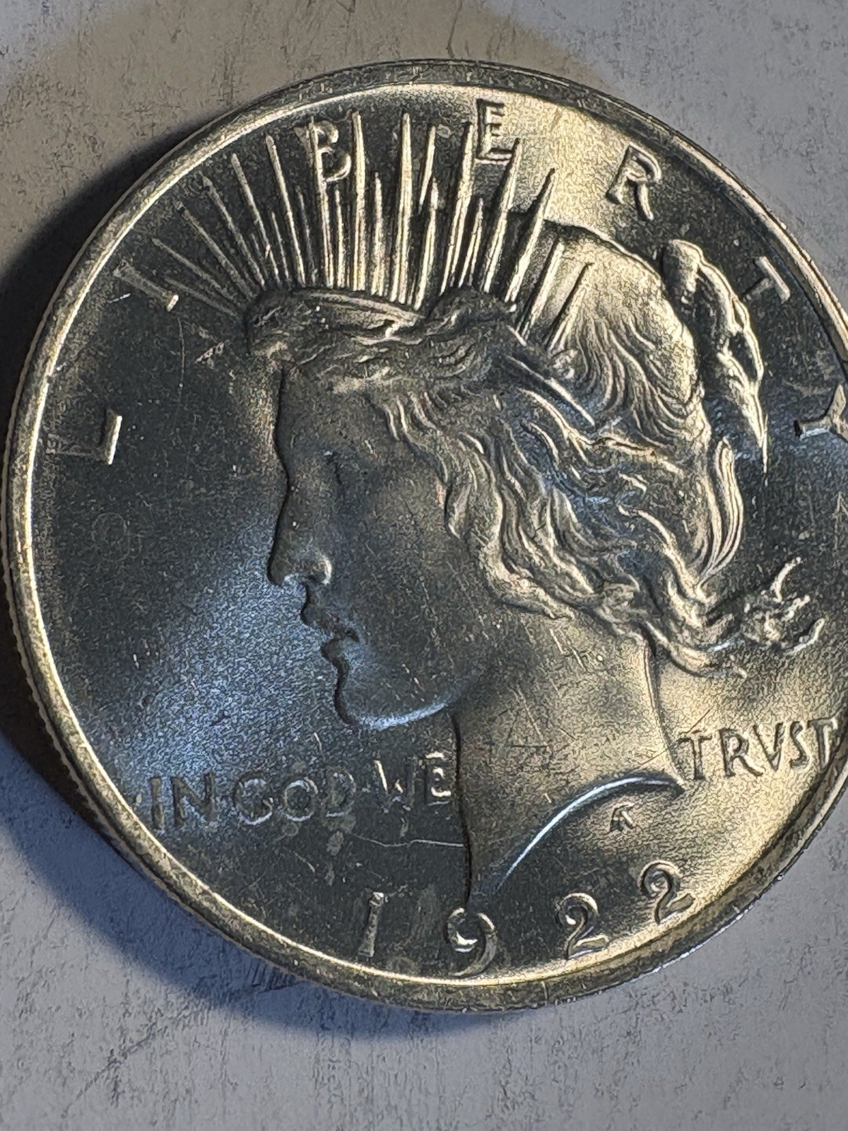 1922-1925 - 90% Silver Peace Dollar Random Year/Mint BRILLIANT UNCIRCULATED BU