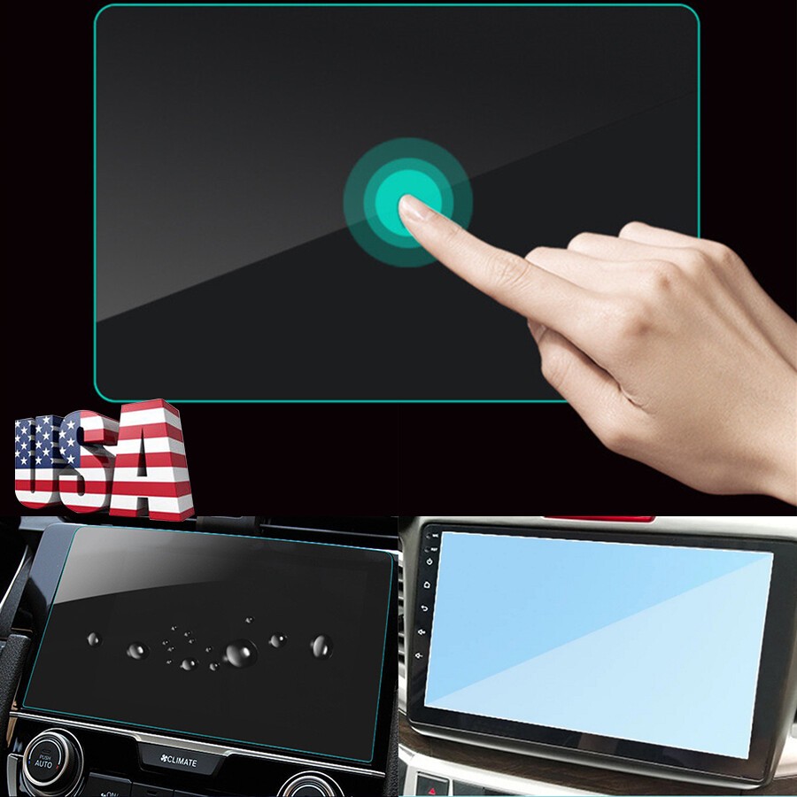 Tempered Glass Screen Protective Film For 10.1" Car Radio DVD GPS Navigation