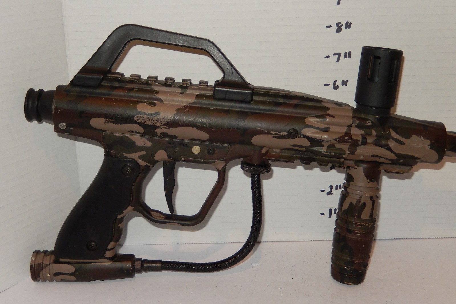 JT TAC-5 Recon Paintball Marker Camouflage Semi-Automatic