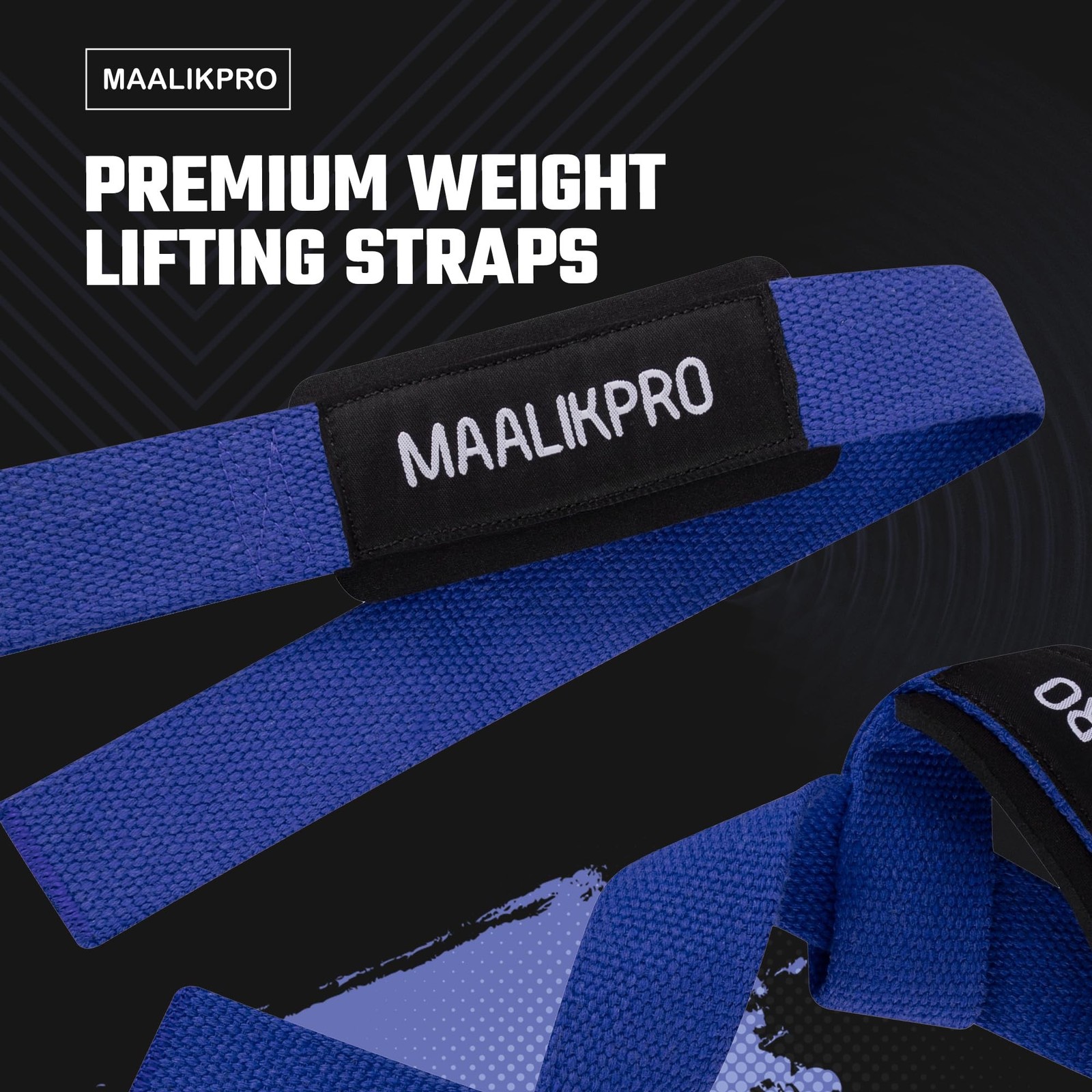 Weight Lifting Straps | Wrist Lifting Strap Dark Blue