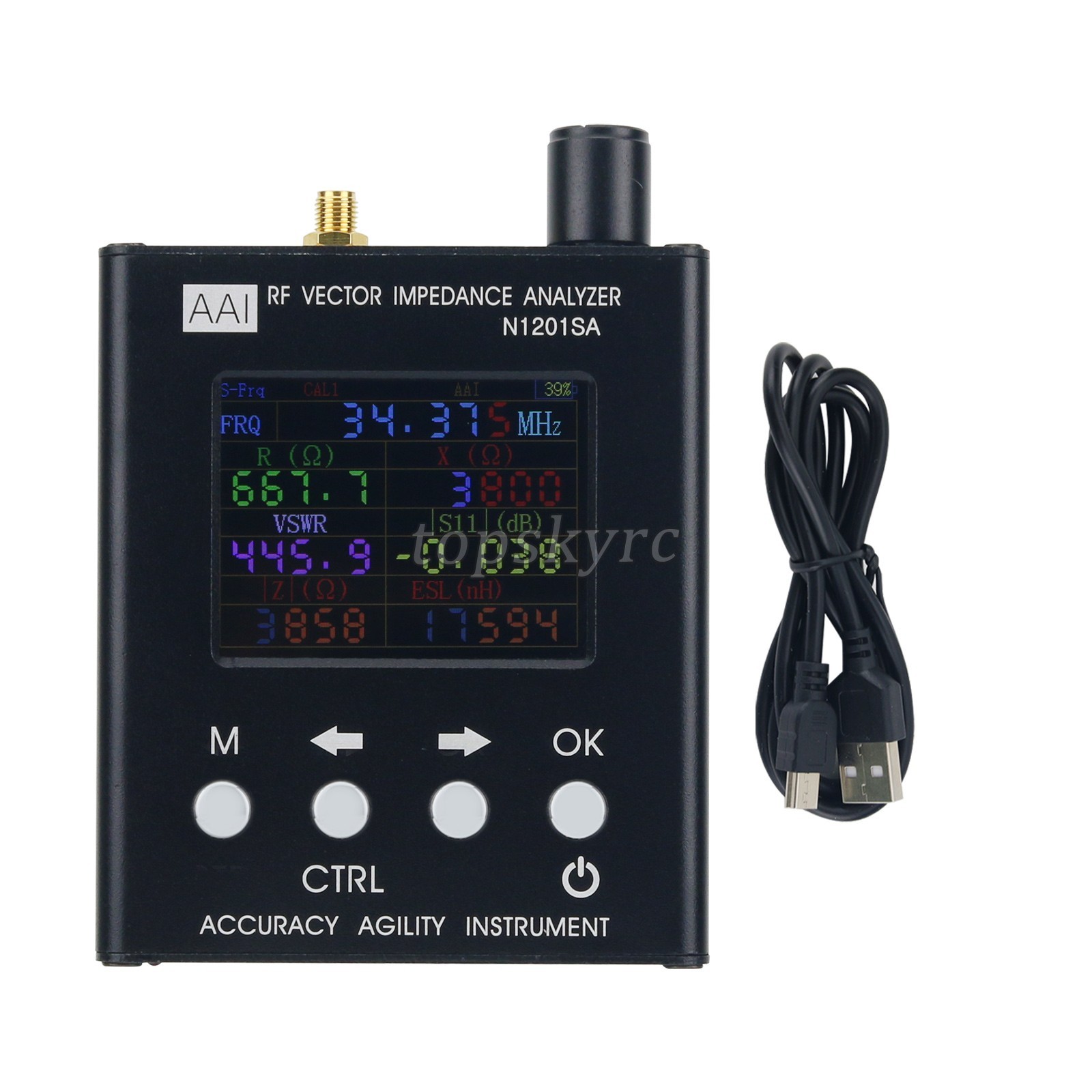 N1201SA+ Antenna RF Vector Analyzer RF Vector Impedance Analyzer 34.375-2700MHz