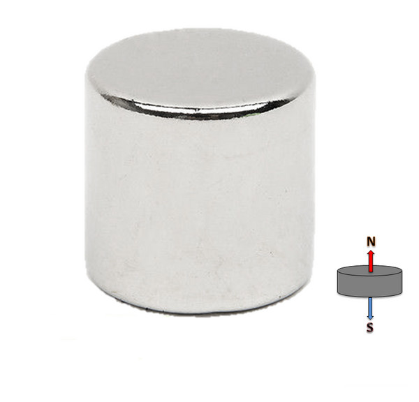 1X Powerful 25.4mm x 50.8mm N52 Neodymium Cylinder Magnets | Rare Earth Disc