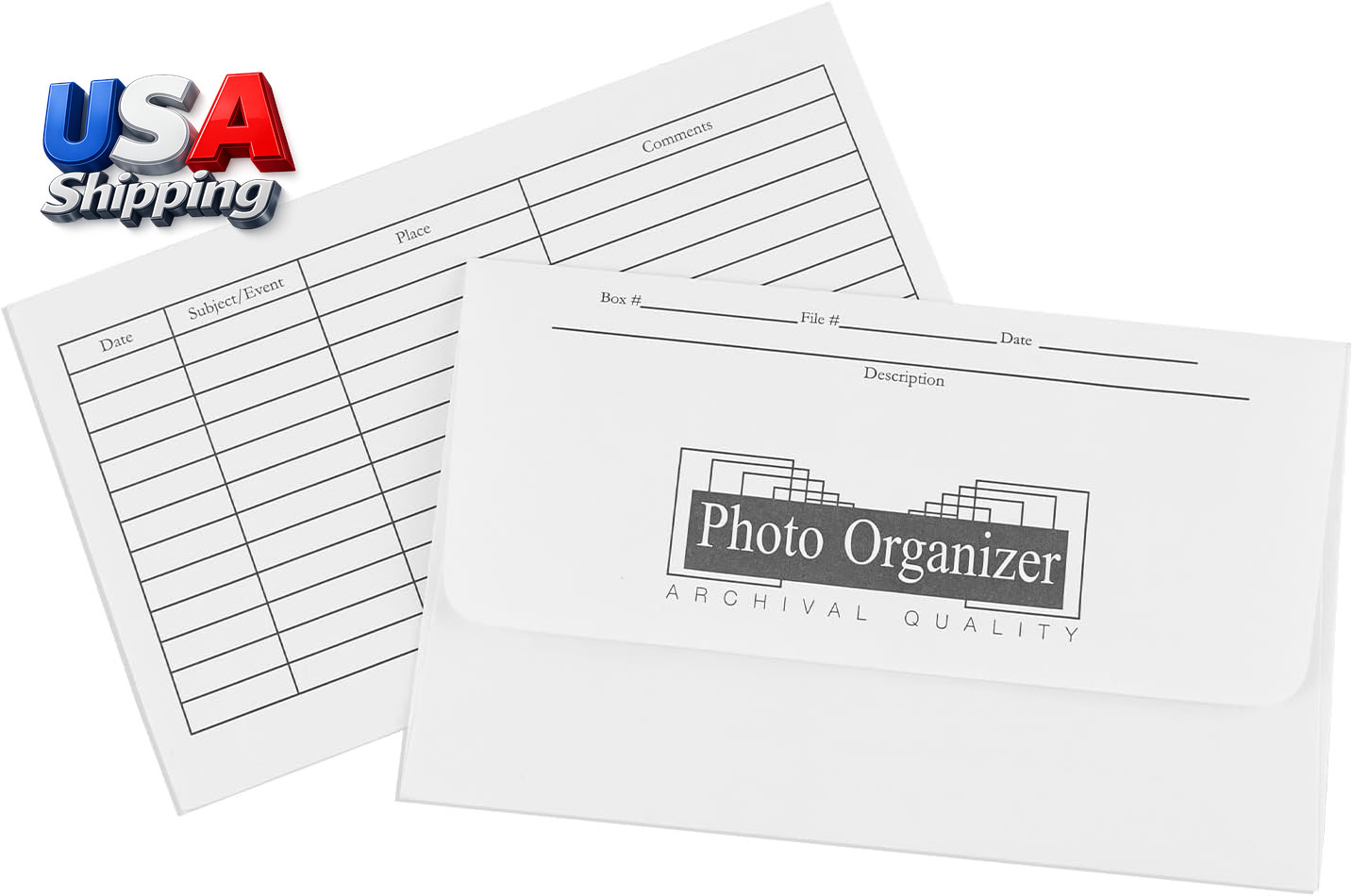 Photo File Envelopes 4X6 Inch 25/Pk