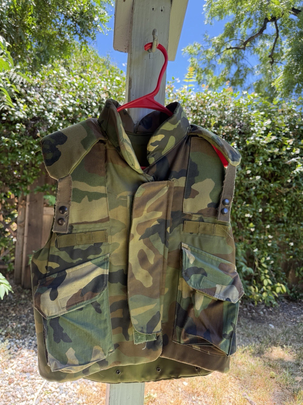 US Military Woodland Flak Jacket PASGT 1980's