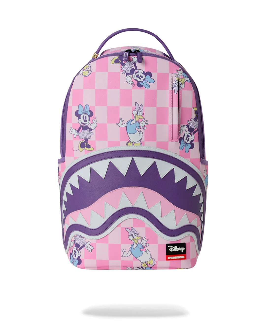 Sprayground Disney MINNIE DAISY CHECK Backpack🔥New Pink Bookbag Kids School Bag